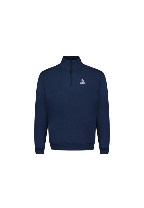 Bluza dresowa 1/4 zip Le Coq Sportif Essentiel N°1. Kolor: niebieski. Materiał: dresówka. Sport: fitness