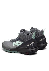 salomon - Salomon Trekkingi Outpulse Mid Gtx W GORE-TEX 470672 20 V0 Szary. Kolor: szary. Materiał: materiał #3