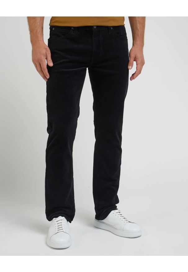 Lee - LEE MĘSKIE SPODNIE JEANSOWE DAREN ZIP FLY BLACK 112342357 L707007087