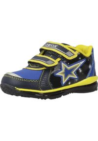 Geox - Buty GEOX B TODO BOY Niebieski. Kolor: niebieski. Materiał: syntetyk, tkanina, skóra. Sport: turystyka piesza