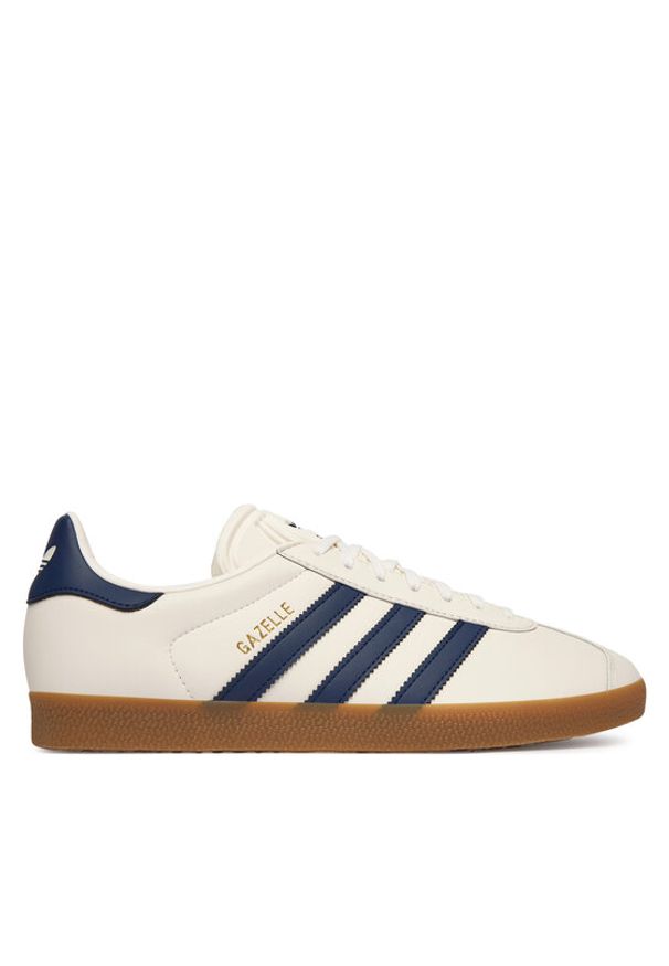 Adidas - adidas Sneakersy Gazelle JI0209 Écru. Kolor: kremowy. Materiał: skóra. Model: Adidas Gazelle