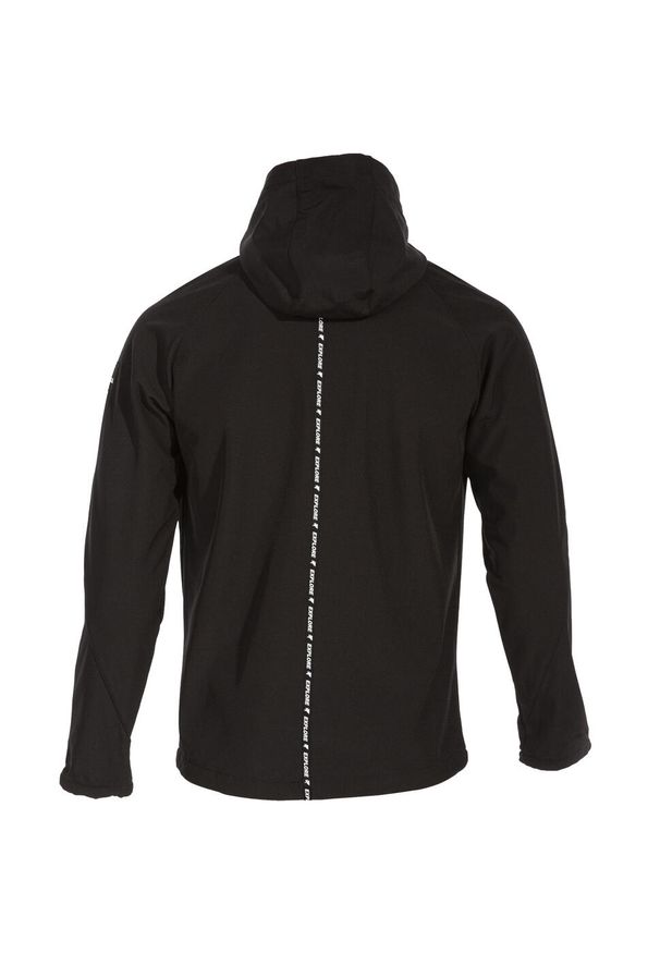 Kurtka softshell męska Joma Explorer. Kolor: czarny. Materiał: softshell