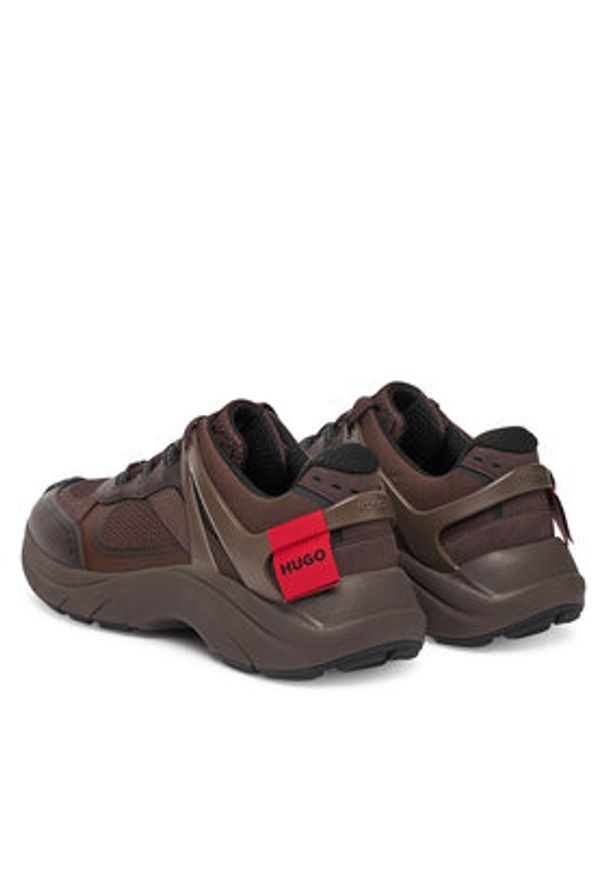 Hugo - HUGO Sneakersy GO2 50548581 Brązowy. Kolor: brązowy. Materiał: skóra