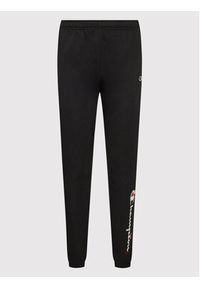Champion Spodnie dresowe Stitched With Love 115041 Czarny Custom Fit. Kolor: czarny. Materiał: dresówka, syntetyk