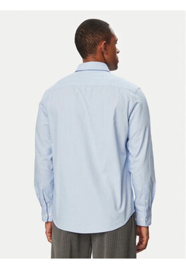 Calvin Klein Koszula LV04LG127G Niebieski jasny Classic Fit. Kolor: niebieski. Materiał: bawełna