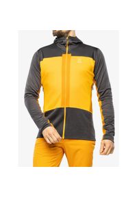 Haglöfs - Bluza z kapturem męska Haglofs ROC Flash Mid Hood. Typ kołnierza: kaptur. Kolor: żółty