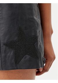 One Teaspoon Spódnica skórzana Embellished Star 27138 Czarny Regular Fit. Kolor: czarny. Materiał: skóra #3
