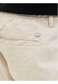 Jack & Jones - Jack&Jones Spodnie materiałowe Kane 12274977 Beżowy Relaxed Fit. Kolor: beżowy. Materiał: bawełna #7