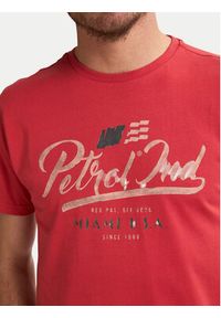 Petrol Industries T-Shirt M-1050-TSR600 Czerwony Regular Fit. Kolor: czerwony. Materiał: bawełna #7