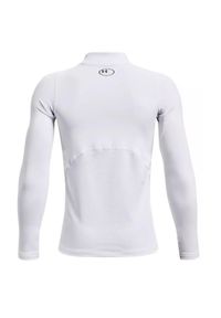 Bluza turystyczna dla dzieci Under Armour Rival Logo Full Zip Fleece. Kolor: biały. Materiał: poliester