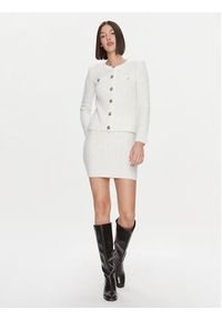 Liu Jo Spódnica ołówkowa MF3294 MA34O Écru Slim Fit. Materiał: syntetyk #4