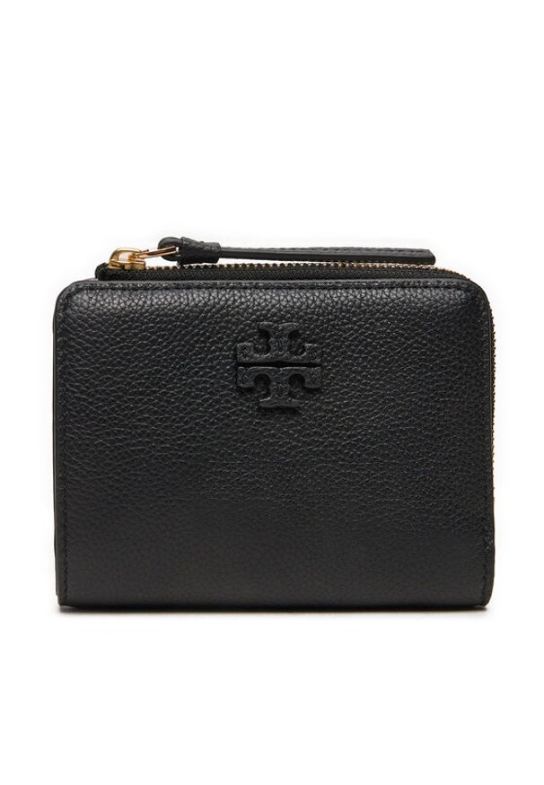 Tory Burch Mały Portfel Damski Mcrgraw Bi-Fold Wallet 158904 Czarny. Kolor: czarny