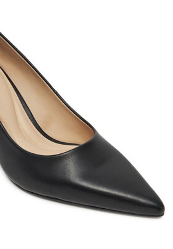 Calvin Klein Szpilki Pump 70 Pointy Hw Bar Lth HW0HW02561 Czarny. Kolor: czarny. Materiał: skóra. Obcas: na szpilce