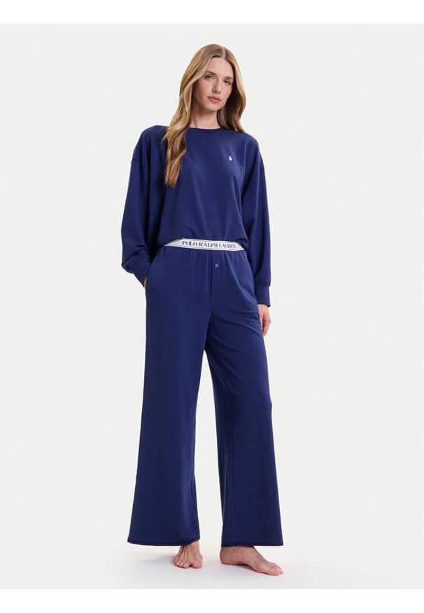 Polo Ralph Lauren Piżama 4P8030 Granatowy Relaxed Fit. Kolor: niebieski. Materiał: bawełna