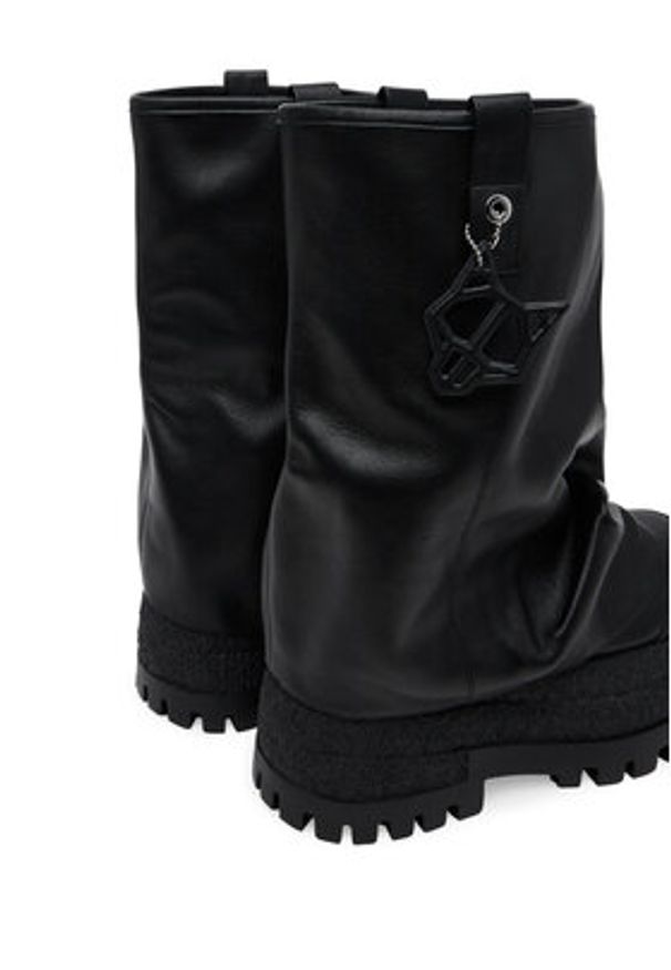 Naked Wolfe Botki Disturb Czarny. Kolor: czarny. Materiał: skóra