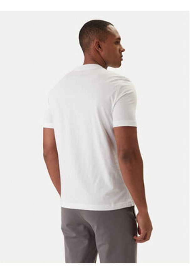 EA7 Emporio Armani T-Shirt 7M001307 AF10375 Biały Regular Fit. Kolor: biały. Materiał: bawełna