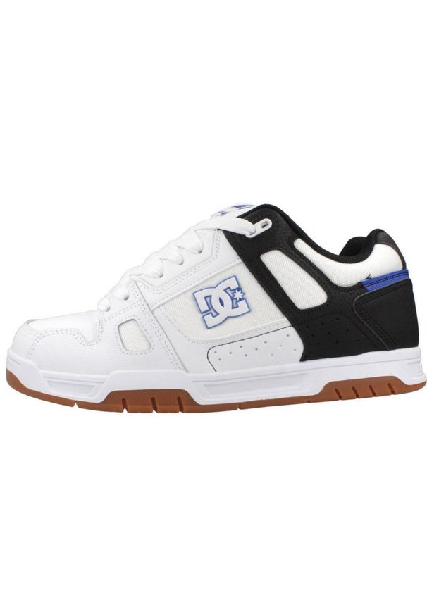 DC Shoes - Buty DC STAG Biały. Kolor: biały. Materiał: tkanina, skóra