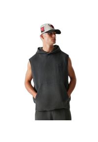 New Era - Bezrękawnik z kapturem Chicago Bulls Washed. Typ kołnierza: kaptur. Kolor: szary. Długość rękawa: bez rękawów. Sport: koszykówka