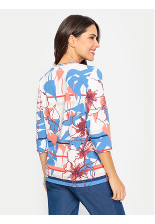 Olsen Bluzka 11104773 Kolorowy Regular Fit. Materiał: bawełna. Wzór: kolorowy