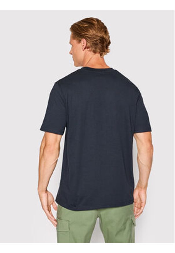 Marc O'Polo T-Shirt B21 2012 51054 Granatowy Regular Fit. Typ kołnierza: polo. Kolor: niebieski. Materiał: bawełna