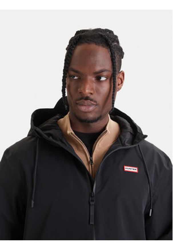 Hunter Kurtka przejściowa Originals HARM0004261 Czarny Regular Fit. Kolor: czarny. Materiał: syntetyk