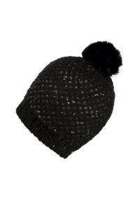 Regatta - Damska Czapka Lorelai Bobble IV. Kolor: czarny. Sezon: zima. Styl: sportowy #1