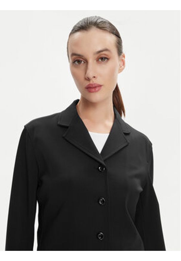 Max Mara Leisure Marynarka Duomo 2416911017 Czarny Regular Fit. Kolor: czarny. Materiał: wiskoza