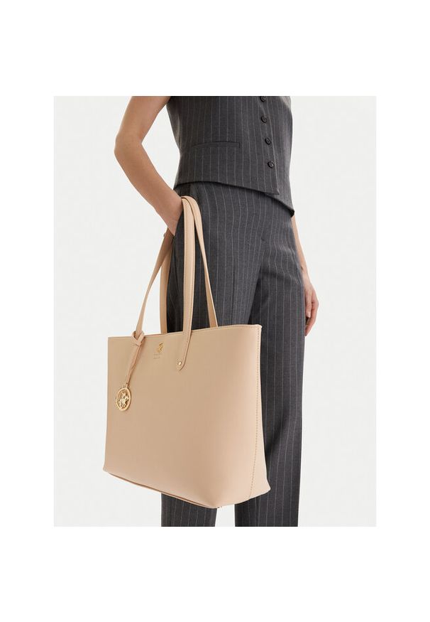 Torebka Beverly Hills Polo Club. Kolor: beżowy