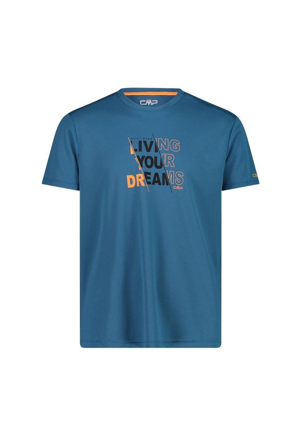 Koszulka męska CMP 30T5057. Kolor: niebieski. Sport: turystyka piesza