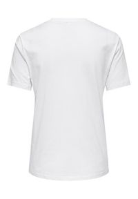 only - ONLY T-Shirt Kita 15367568 Biały Regular Fit. Kolor: biały. Materiał: bawełna #6