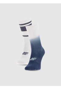 4f - 4F Skarpetki casual za kostkę (2-pack) chłopięce - multikolor 35-37. Kolor: wielokolorowy. Materiał: bawełna, włókno, materiał, poliamid, prążkowany