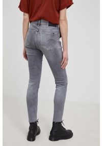 G-Star RAW - G-Star Raw jeansy 3301 D21291.A634 damskie medium waist. Kolor: szary #3