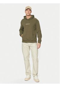 Guess Jeans Bluza M5RQ38 KCPR1 Khaki Regular Fit. Kolor: brązowy. Materiał: bawełna
