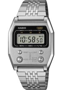 Zegarek Casio Zegarek Męski Casio A1100D-1EF Szary Srebrzysty. Kolor: szary #1