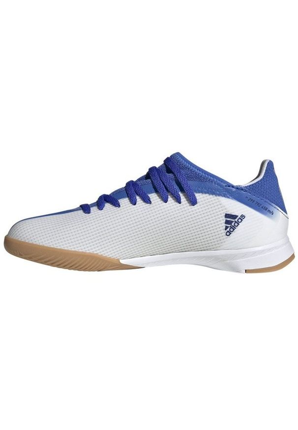 Adidas - Buty piłkarskie adidas X Speedflow.3 In Jr GW7492 wielokolorowe białe. Zapięcie: sznurówki. Kolor: wielokolorowy. Materiał: guma, syntetyk. Sport: piłka nożna