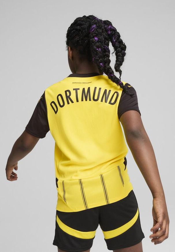 Puma - Koszulka domowa dla dzieci Borussia Dortmund 2024/25. Kolor: żółty, wielokolorowy, czarny