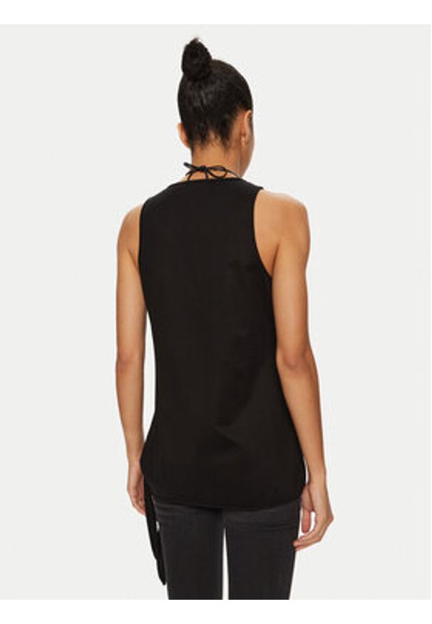 Pinko - PINKO Top Lesina 103131 A1LV Czarny Regular Fit. Kolor: czarny. Materiał: bawełna