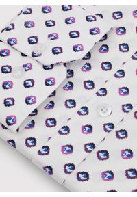 Pako Lorente - PAKO LORENTE – Koszula męska w mikrowzór. Materiał: bawełna, elastan. Długość rękawa: długi rękaw. Długość: długie #4