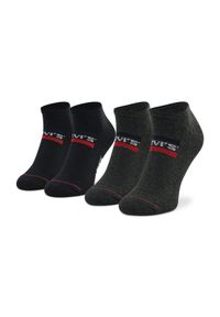 Levi's® Skarpety krótkie 701219507 Czarny. Kolor: czarny. Materiał: materiał #1