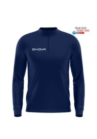 Bluza piłkarska dla dorosłych Givova Maglia Tecnica granatowa. Kolor: niebieski. Materiał: poliester. Sport: piłka nożna