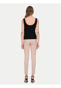 JDY Top Nanna 15290585 Czarny Slim Fit. Kolor: czarny. Materiał: wiskoza #3