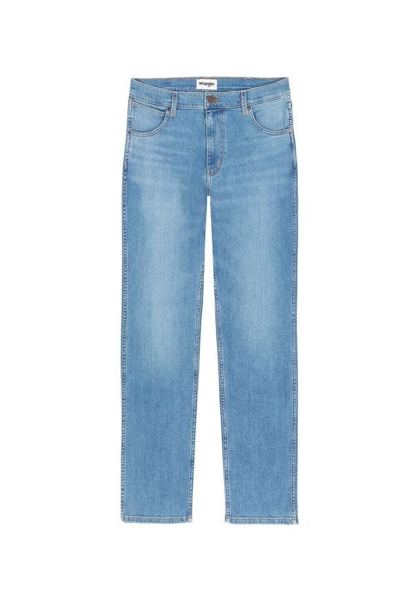 Wrangler - WRANGLER GREENSBORO MĘSKIE SPODNIE JEANSOWE JEANSY DŻINSY LIME LIGHT 112339304 W15Q007144