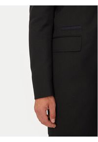 BOSS - Boss Płaszcz wełniany H-Hyde 50502255 Czarny Slim Fit. Kolor: czarny. Materiał: syntetyk #5