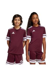 Adidas - Koszulka dla dzieci adidas Squadra 25. Kolor: czerwony, biały, wielokolorowy. Sport: piłka nożna