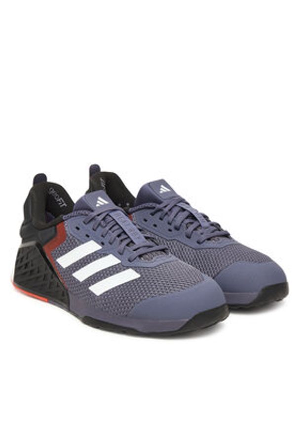 Adidas - adidas Buty na siłownię Dropset 3 strength training JR1670 Fioletowy. Kolor: fioletowy. Materiał: materiał. Sport: fitness