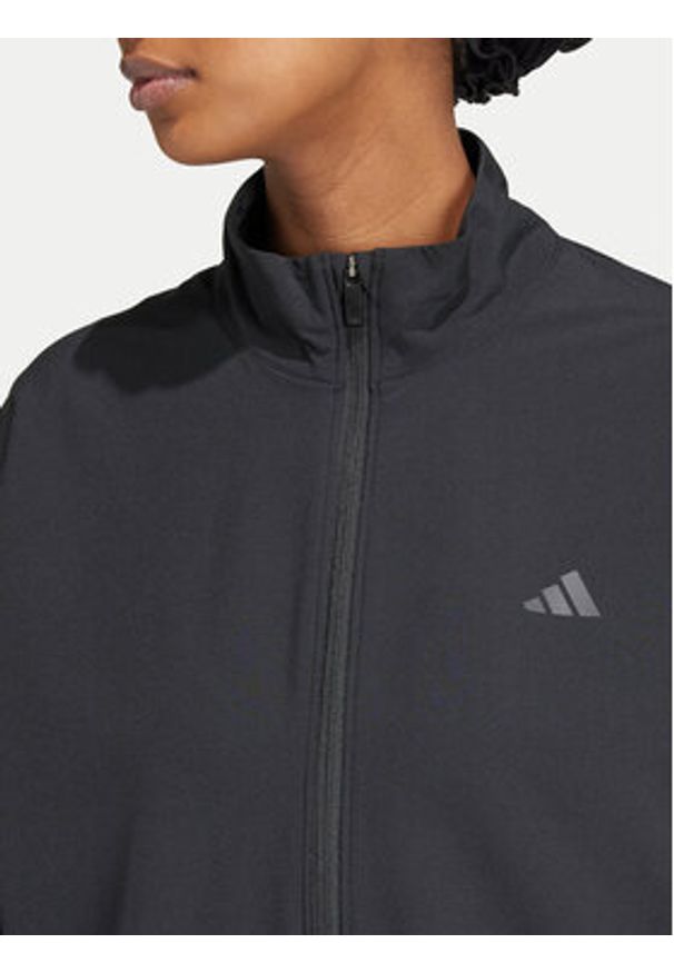 Adidas - adidas Bluza techniczna Pacer All Gym Tonal 3-Stripes IW8167 Czarny Regular Fit. Kolor: czarny. Materiał: syntetyk