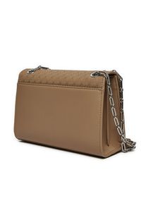 Calvin Klein Torebka Ck Medium Conv Shoulder Bag_Mono K60K613138 Brązowy. Kolor: brązowy. Materiał: skórzane #5