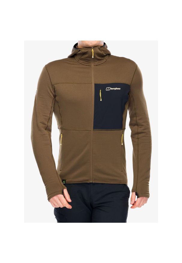 Bluza rozpinana męska Berghaus Ridge-Hiker Hoody. Kolor: brązowy