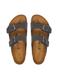 Birkenstock Klapki Arizona 1029134 Szary. Kolor: szary. Materiał: skóra