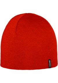 Viking - Czapka zimowa z wełną merino VIKING Noma 2.0 GWS Pro Style. Kolor: czerwony. Materiał: wełna. Sezon: zima. Styl: sportowy